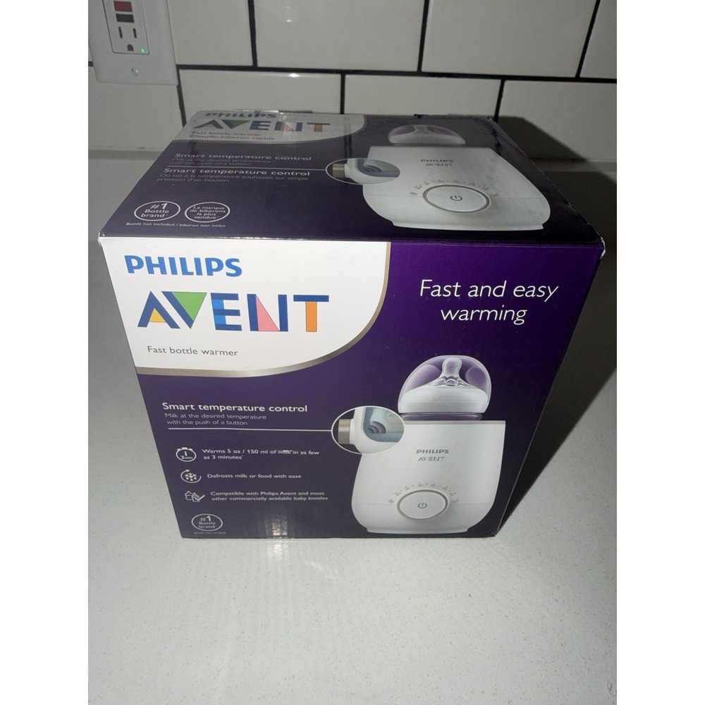 Philips Avent Fast Bottle Warmer – Smart Temperature Control – Defrost & Warm –